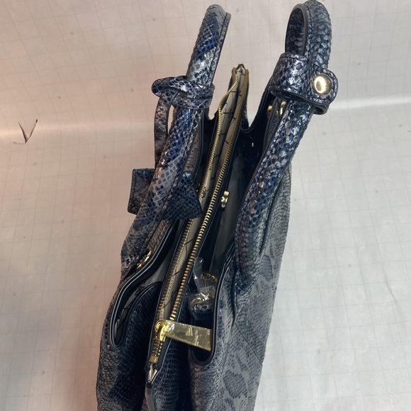 Antonio Melani Snake Python Print Leather Bag - Picture 13 of 14